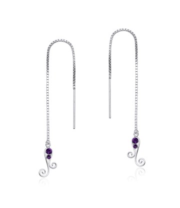 Silver Chain Earring ECD-16